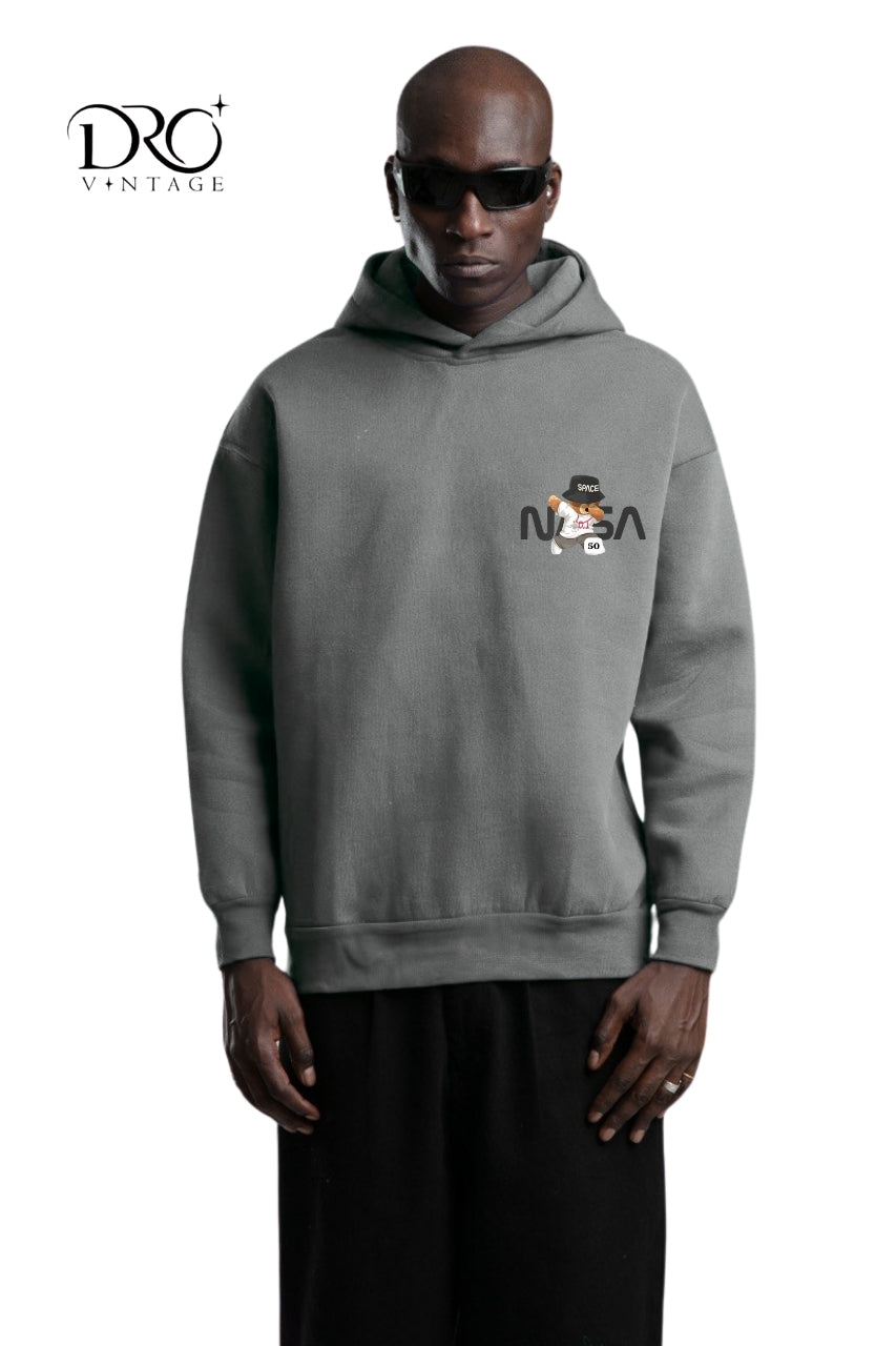 Dro Vintage NASA Bear Space Hoodie